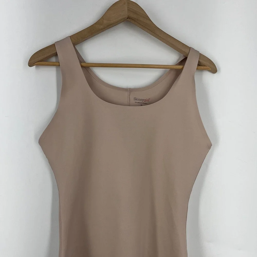 Skinnygirl Smoothers & Shapers Nude‎ Camisole and High Waist Brief Set Size XL